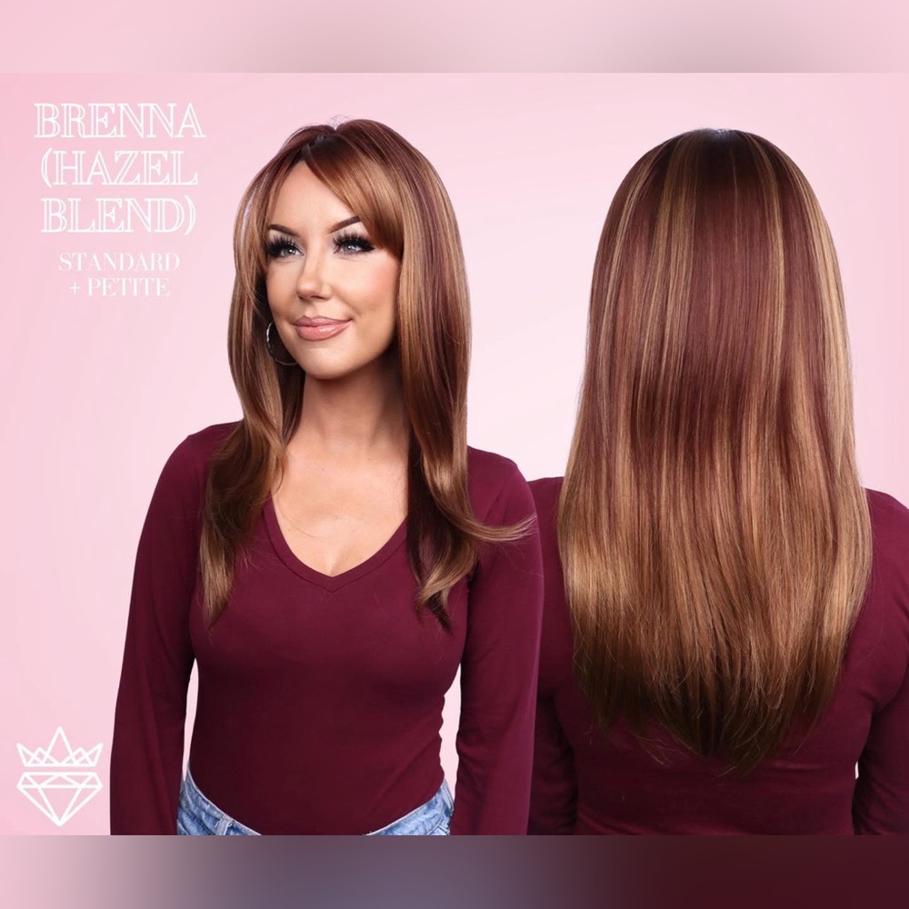 ♥️ Chelsey Smith Crowns - Brenna Hazel Blend Women’s Wig